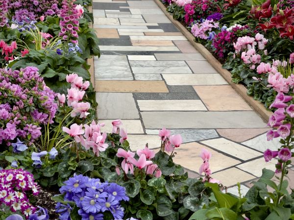 Garden Path Installation in Fairfax